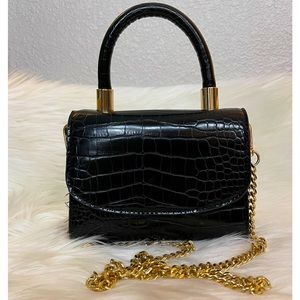 Aldo Black Cross Body Mini Bag